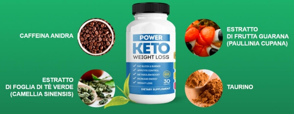 Ingredientele capsulelor Powerketo