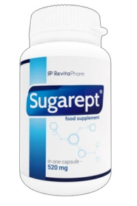 sugarept capsule diabet RevitaPharm România 520 mg