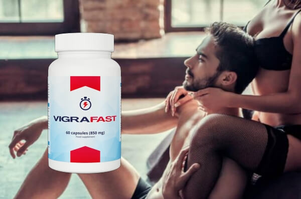 Capsule Vigra Fast, bărbat și femeie fericiți în pat