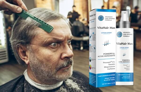 VitaHair Max, bărbat de la frizerie